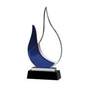 crystal trophy award