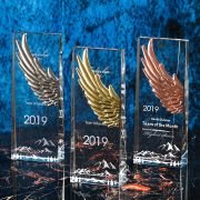 crystal trophy awards