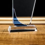 crystal trophy cup