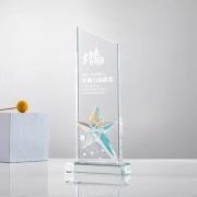 crystal trophy custom