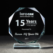 crystal trophy​