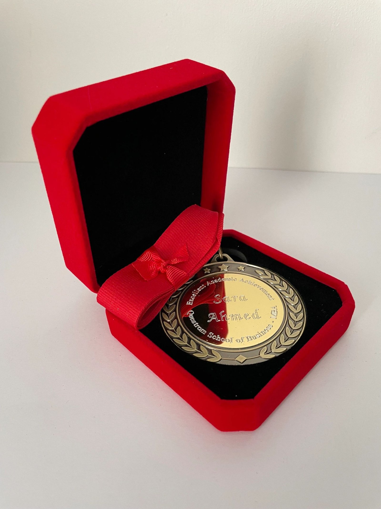 engraved medallion