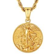 mens gold medallion