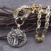 wolf medallion
