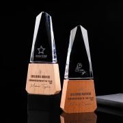 wood trophy base