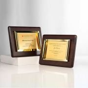 wooden plaque