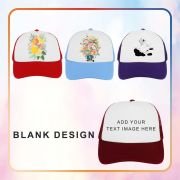 ZH 12 Pcs Sublimation Trucker Hats Blank Mesh Baseball Cap Polyester Bulk Mesh Trucker Hat for Men and Women