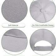 Handepo 24 Pcs Blank Baseball Cap Adjustable Back Strap Plain Blank Camouflage Hat Unisex Baseball Cap for Trucker Men Women