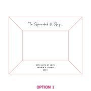Engraved Wooden Square Edge Photo Frame
