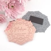 Engraved Acrylic Wedding Flower Place Cards