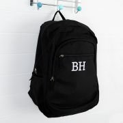 Personalised Back to School 15 Laptop Backpack Black
