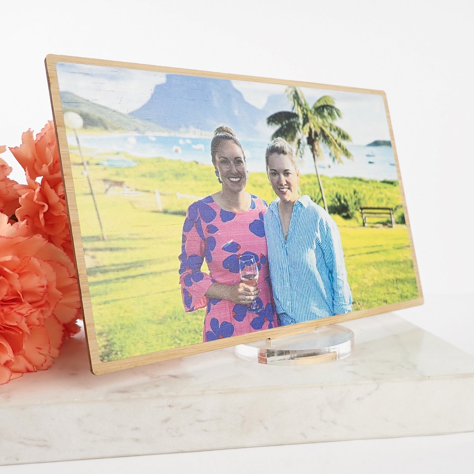 Birthday Bamboo Photo Printed Card