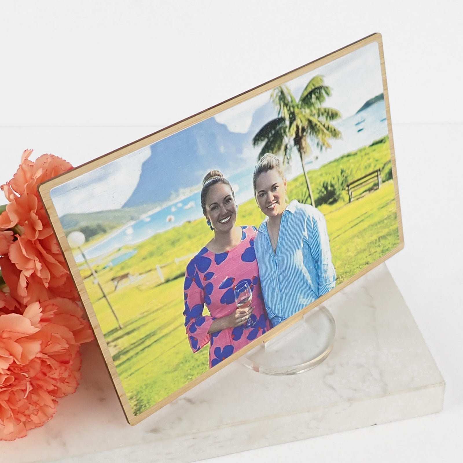 Birthday Bamboo Photo Printed Card