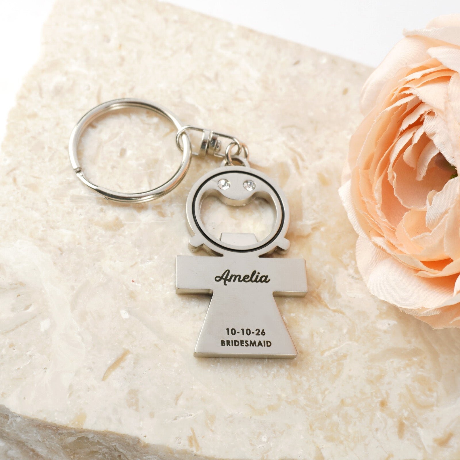 Bridesmaid / Maid of Honour Keyring Bottle Opener
