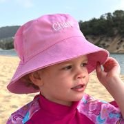 Personalised Kids 58cm Adjustable Beach Bucket Hat