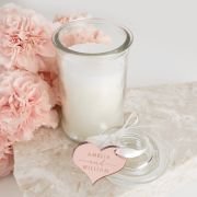 Jasmine Palm Wax Candle with Acrylic Gift Tag