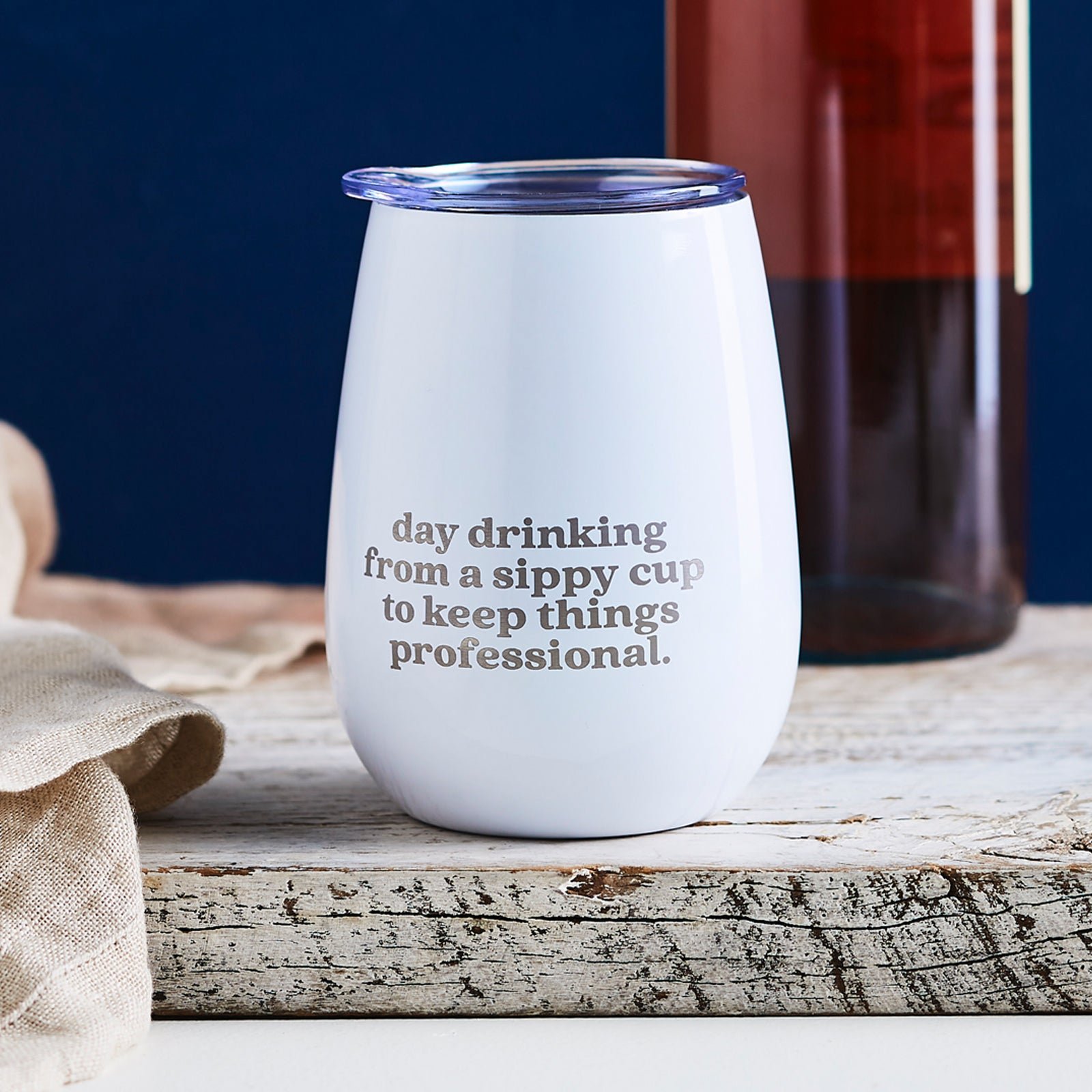 Day Drinking Wine Sipper Keep Cup 300ml