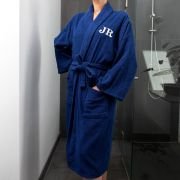 Embroidered Bathrobe Terry Towelling For Her