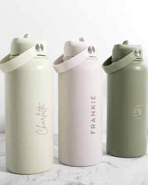 Engraved 1L Water Bottle with Carry Handle