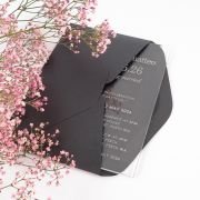 11B Engraved Acrylic Wedding Invitations