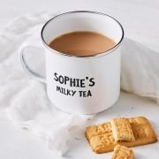Engraved 500ml Enamel Mug Birthday Gift
