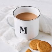 Engraved 500ml Enamel Mug Birthday Gift