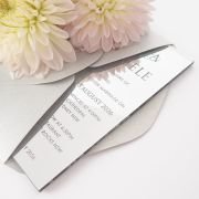11B Engraved Mirror Acrylic Wedding Invitations