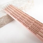 Engraved Natural Eco Wooden ‘Save the Date’ Pencil