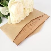 DL Engraved Wooden Wedding Invitations