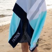 French Bulldog Embroidered Kids Hooded Beach Towel