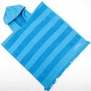 Personalised Hooded Beach Towel – Blue