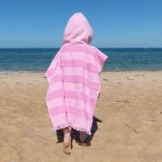 Personalised Hooded Beach Towel – Pink