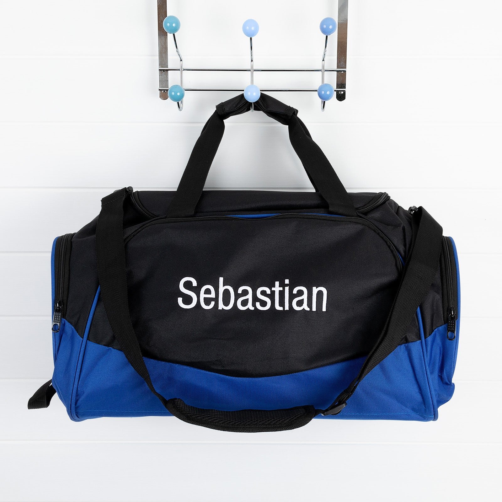 Personalised Kids Sports Duffle Bag – Blue
