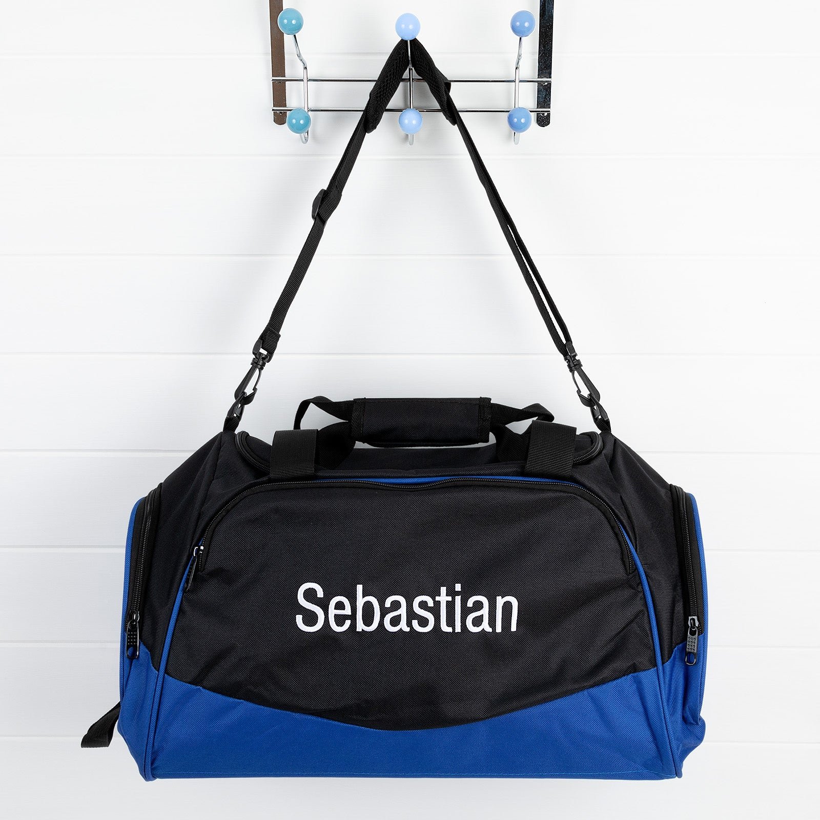 Personalised Kids Sports Duffle Bag – Blue