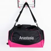Personalised Kids Sports Duffle Bag – Pink