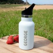 Engraved Stainless Steel 350ml Kids Water Bottle
