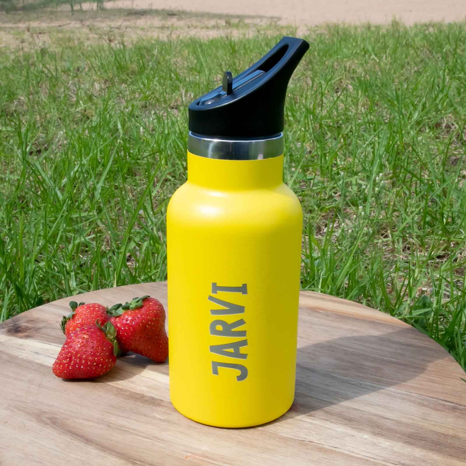 Engraved Stainless Steel 350ml Kids Water Bottle