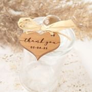 Round Lolly Jars with Wooden Gift Tag