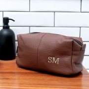 Personalised Mens Travel Toiletry Bag