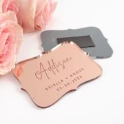 Engraved Acrylic Wedding Place Cards