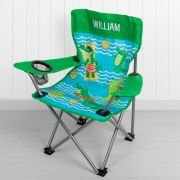 Personalised Kids’ Foldable Beach Chair – Crocodile