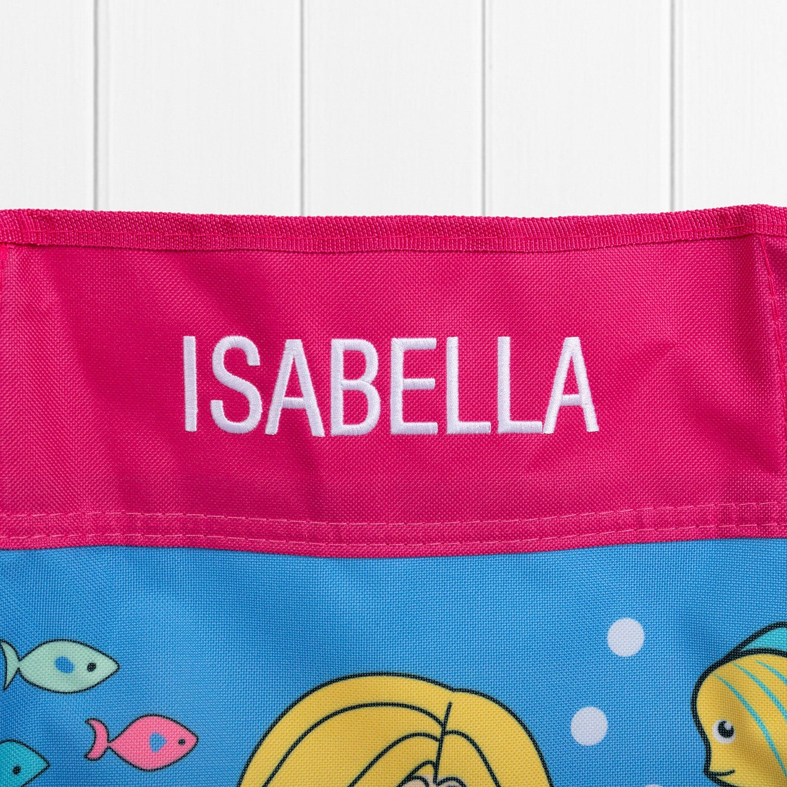 Personalised Kids’ Foldable Beach Chair – Mermaid