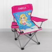Personalised Kids’ Foldable Beach Chair – Mermaid