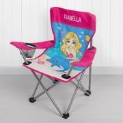 Personalised Kids’ Foldable Beach Chair – Mermaid