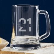 Engraved 500ml Beer Mug 21st Birthday Gift