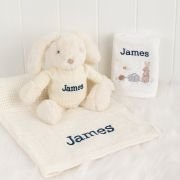 Embroidered Bunny Hamper Gift Set