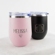 Engraved Ceramic Keep Cup Wine Tumbler 300ml
