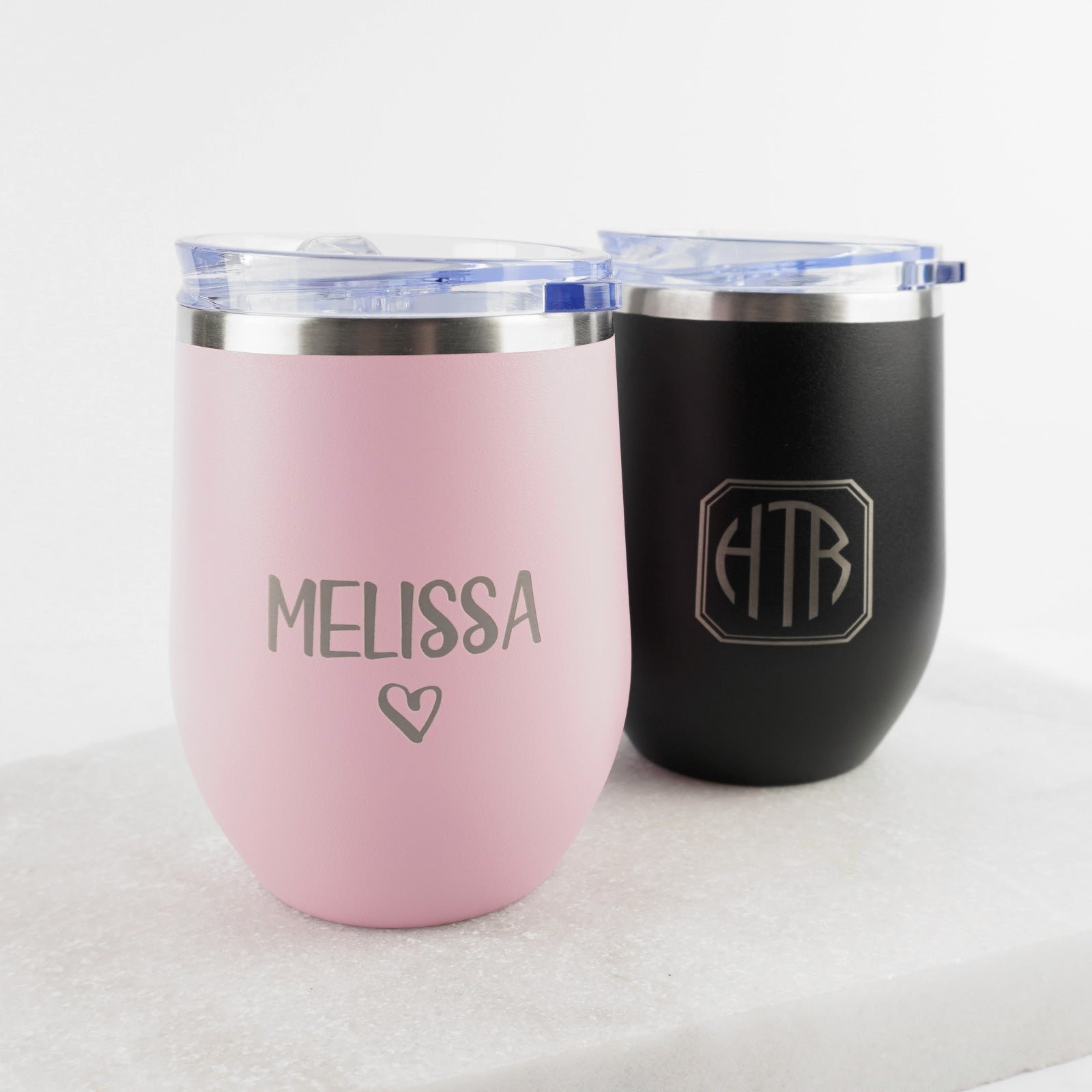 Engraved Ceramic Keep Cup Wine Tumbler 300ml