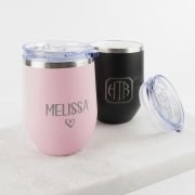Engraved Ceramic Keep Cup Wine Tumbler 300ml