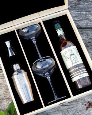 Mr Consistent Wooden Boxed Cocktail Shaker Set